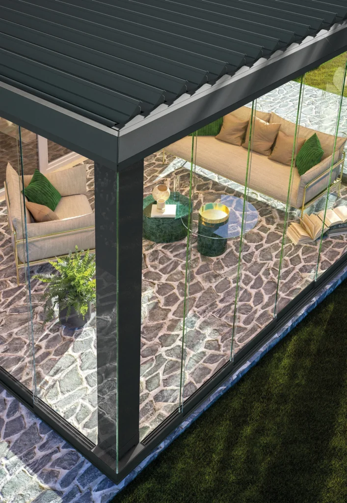 lamellendach-pergosky-pergola-terrasse-glas-closeup-2