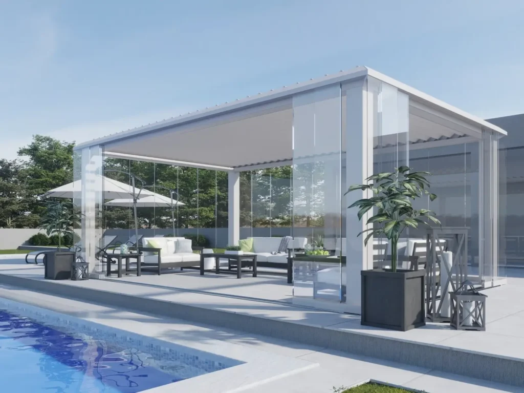 lamellendach-pergosky-pergola-terrasse-glas-isometrie